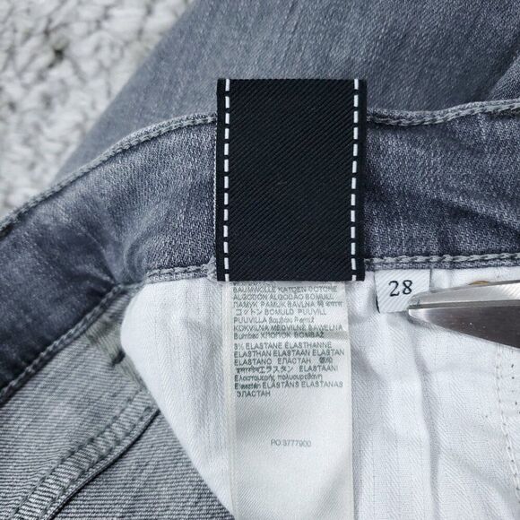 7 For All Mankind Jeans Gray Italian Fabric Stretch Bootcut Women's Size 28 - Picture 5 of 8